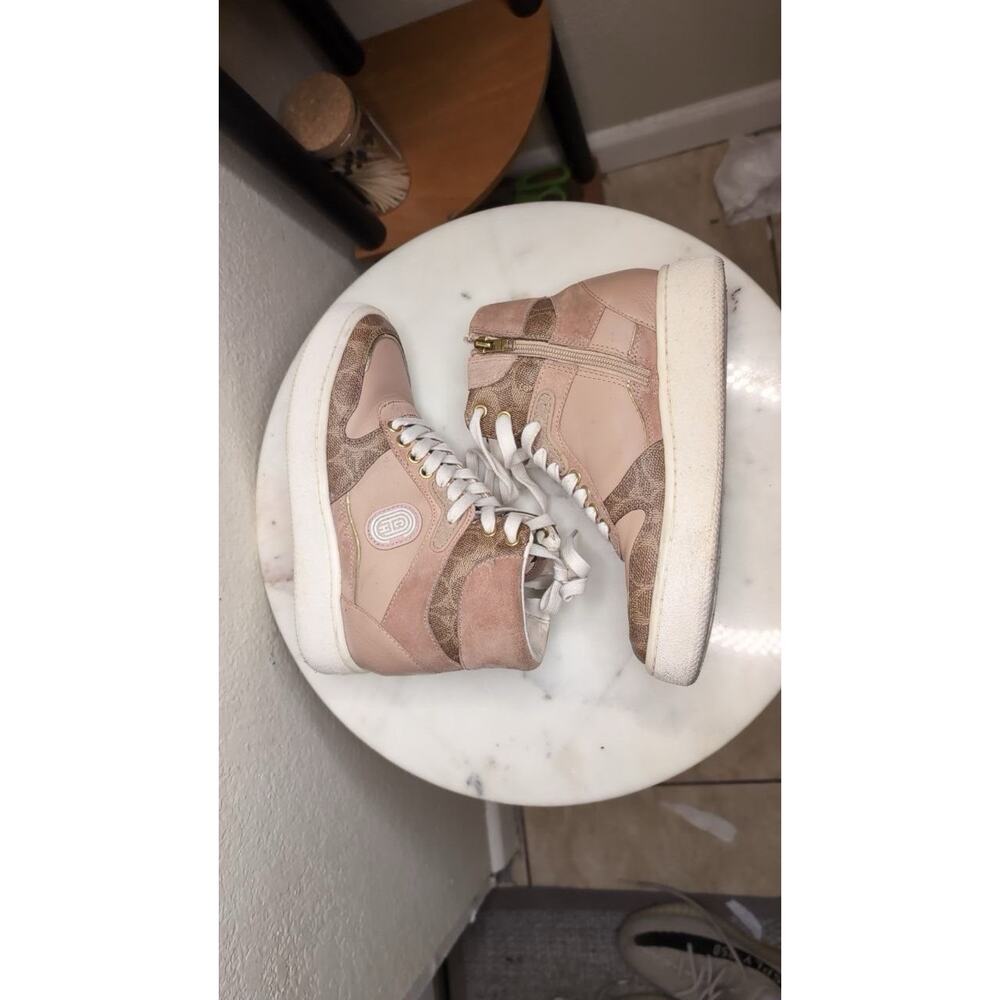 Coach G4335 High Top Sneakers Sz 6B